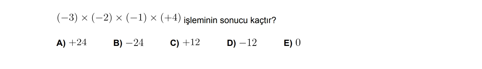 Soru 1