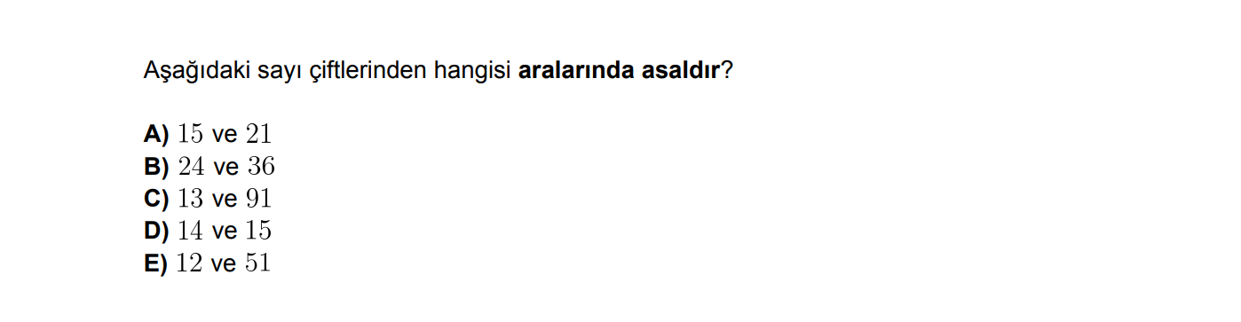 Soru 1