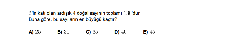 Soru 1