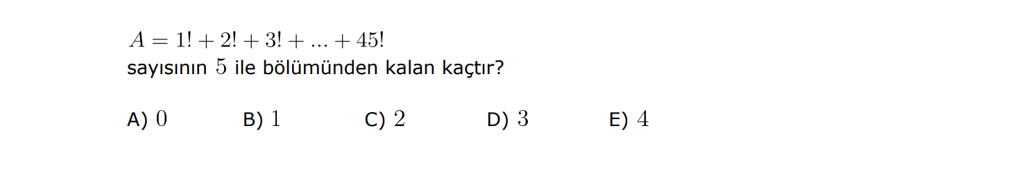 Soru 1