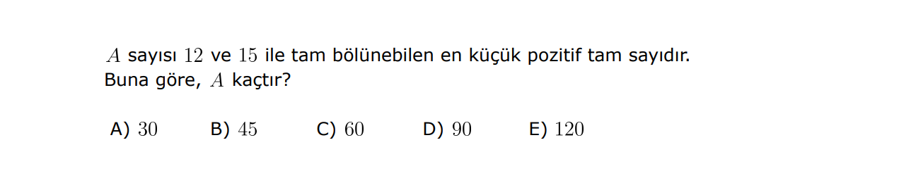 Soru 1