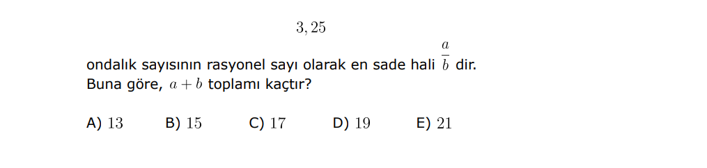 Soru 3