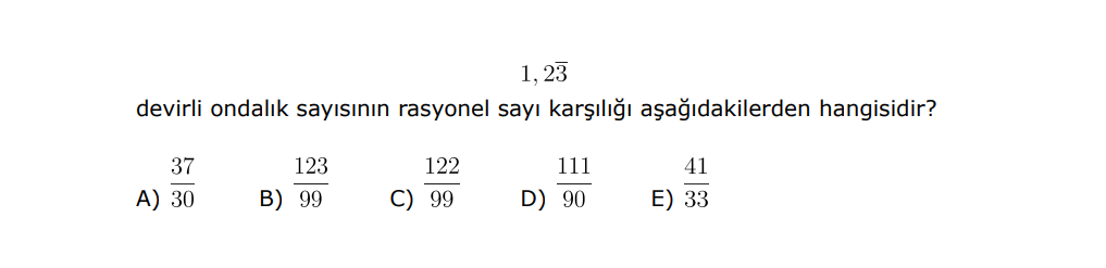 Soru 5