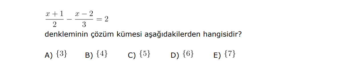 Soru 1