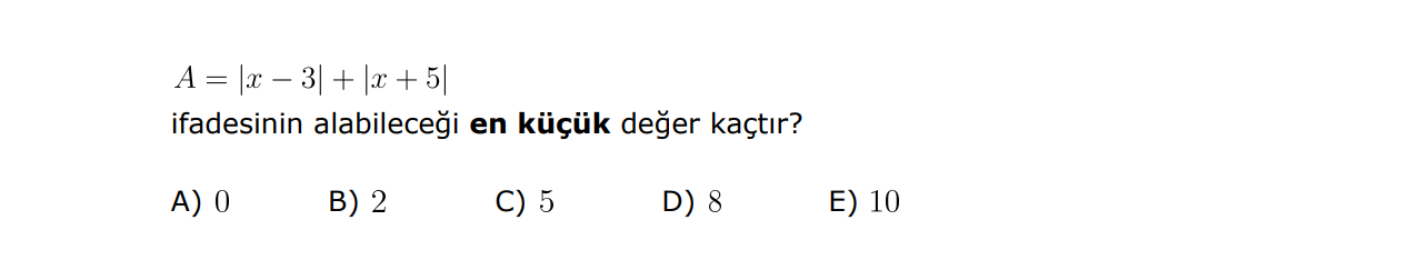 Soru 1