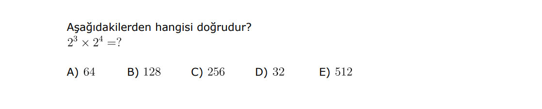 Soru 1