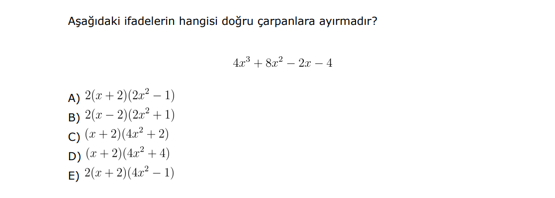 Soru 4