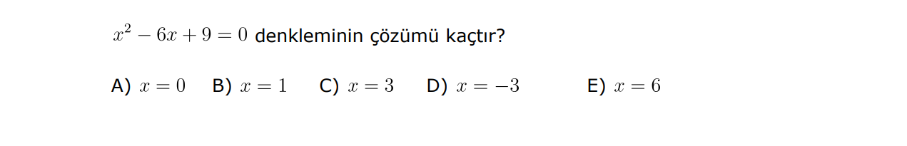 Soru 3