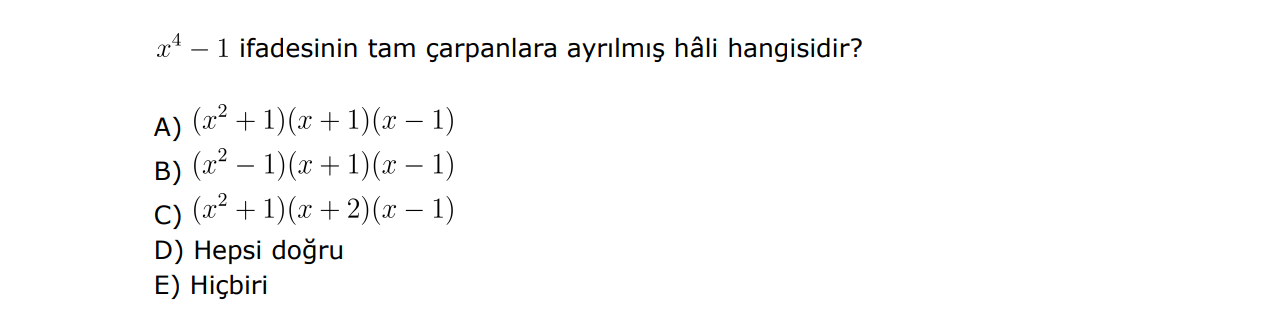 Soru 5