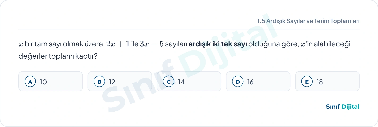 Soru 1