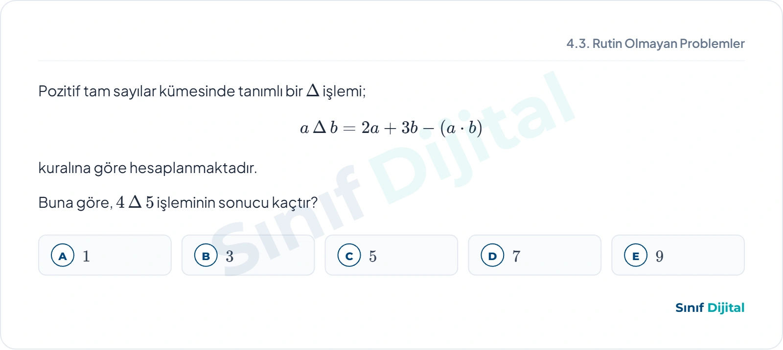 Soru 3