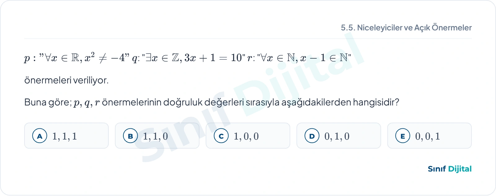 Soru 1