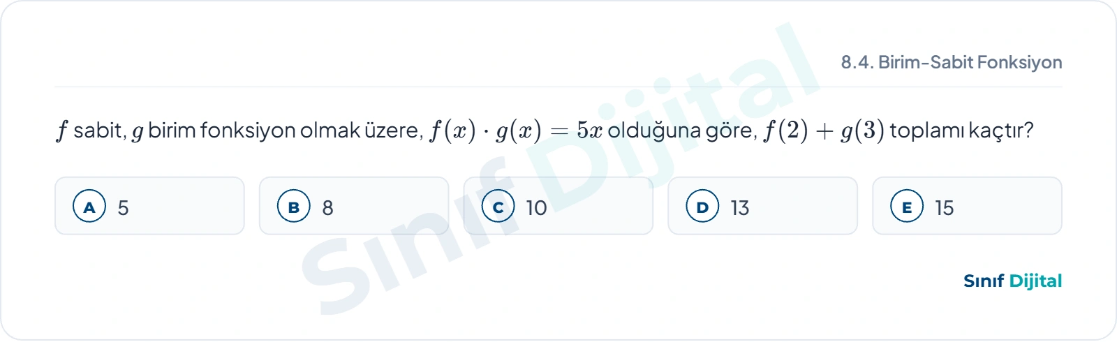 Soru 5