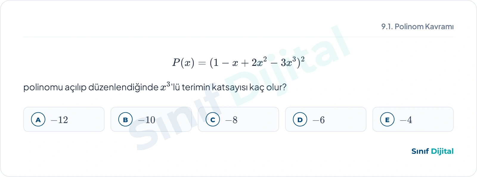 Soru 1
